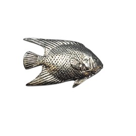 Fish Pewter Lapel Pin Brooch - USA Made - Hand Crafted