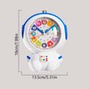 Children Analog Learning Clock, Cute Astronaut Design, Silent, Alarm Clock