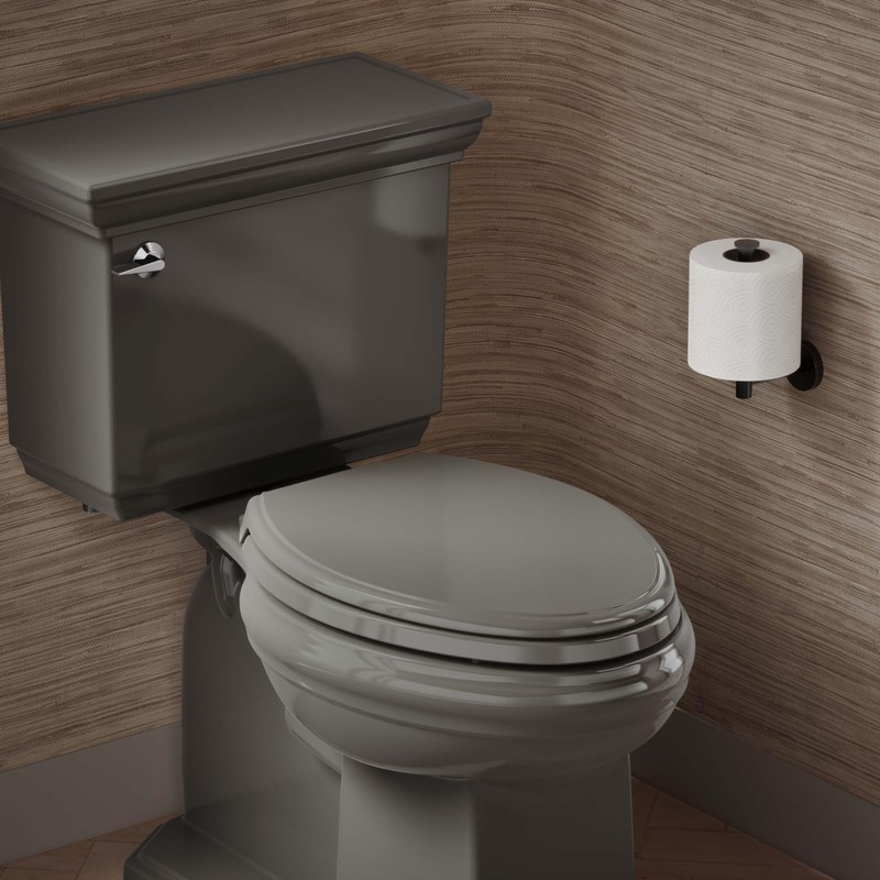 KOHLER 4733-RL-58 Glenbury ReadyLatch Quiet Close Elongated Toilet Seat, Soft