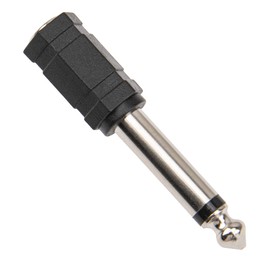 Yootones Pack of 30 6.35mm 1/4 Inch Male Mono Plug to 3.5mm 1/8 Inch Female Audio Mic Professional Headphone Jack Converter Adapter Microphone Accessory (Black)