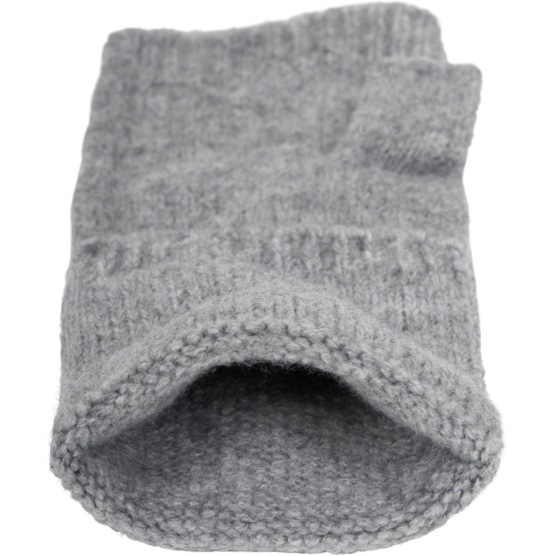 styleBREAKER 09010052 Women's Fingerless Knitted Gloves Plain with Waistband Warm