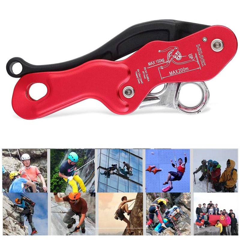 Descender Rappelling Descender Self Braking Descender High Strength Durable 10-12mm