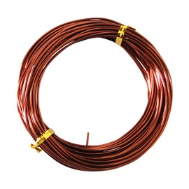 50 Feet Copper Aluminum Craft Wire, 16 Gauge 1.5mm Thickness Sculpting Wire, Armature Wire for Sculpting, Bendable Metal Craft Wire for Making Dolls Skeleton DIY Crafts