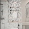 CHIHUT Arabesque Peel and Stick Backsplash 12''x12'' Waterproof Oil Proof