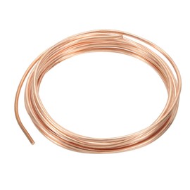 PATIKIL 11.15 Feet Solid Bare Copper Wire,10 Gauge 99.96% Pure Copper Wire 2.5mm Soft Beading Wire Metal Plant Stem Ties for Jewelry Craft (3.4m)