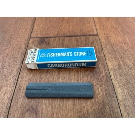 CARBORUNDUM Vintage CARBORUNDUM USA #711 Fisherman's Hook Sharpening Stone, NOS