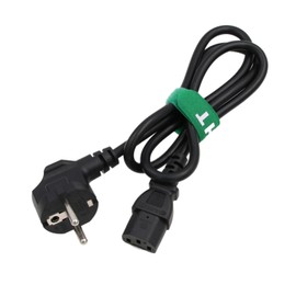 HangTon Power Cable Euro Schuko Plug CEE7/7 to IEC320 C13 Socket for Computer PC Monitor TV 3-Prong 3.28ft