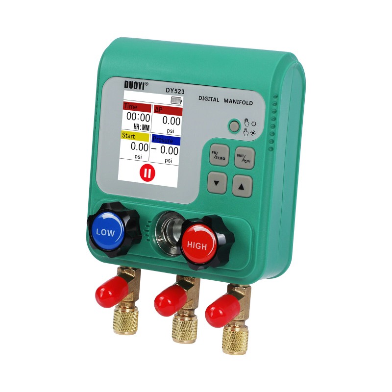 DUOYI Refrigeration Digital Manifold Gauge HVAC 92 Refrigerant Pressure Vacuum