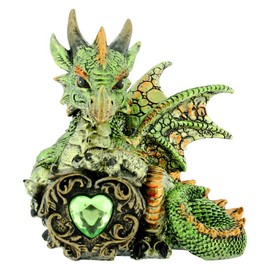 Nemesis Now U1606E5 Malachite 13cm Figurine, Resin, Green, One Size