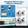 AMPCOM CAT7 Keystone Coupler, 24-Pack Pass Through RJ45 Keystone Jack,