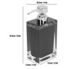 Hand Soap Dispenser Press Design Black Simple Fine Details Foaming