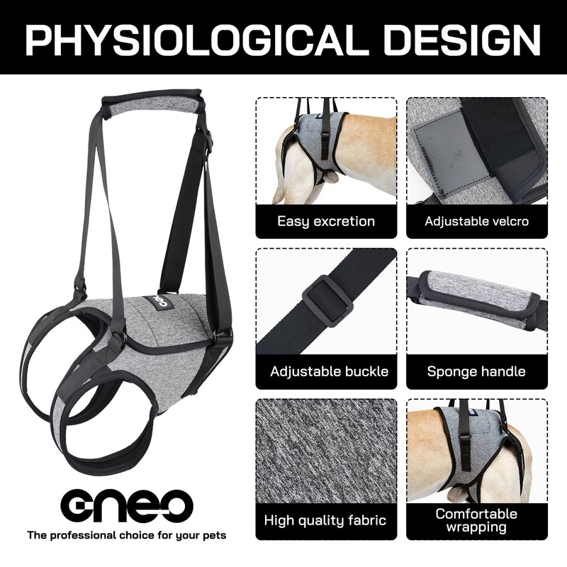 CNEO Dog Lift Harness, Dog Sling for Medium Large Dogs,