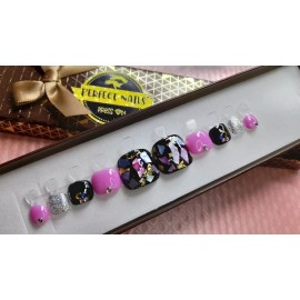 Perfect Nails Press On Uñas Quita Y Pon Para Pies