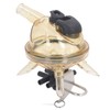 Milking Claw Transparent Cover Stainless Steel Base 380cc Milk Collector
