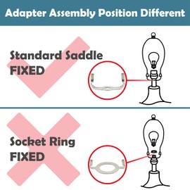 Aspen Creative 20020-31, 9" Height Complete Lamp Harp Set - Includes Solid Steel Bumped Cylinder Finial/Saddle and 9" Harp in Matte Black Finish