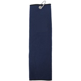 Tri-Fold Microfibre Navy Towel