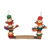 Bird Swing Toy Colorful Beak Grinding Parrot Chewing Perch Toy