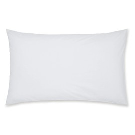 Catherine Lansfield Easy Iron Percale Standard Pillowcase Pair White