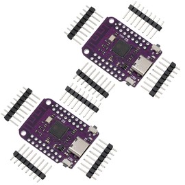 Heevhas 3.3V ESP32-S2 Mini V1.0.0 Module Based on ESP32-S2FN4R2 Development Board 4MB Flash 2MB PSRAM WiFi Board Type-C USB 240MHz (Pack of 2)