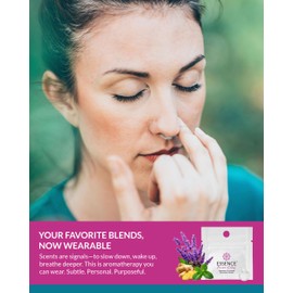 Essence Difusor nasal | Anillo de aceite esencial | Inhalador de nariz de silicona (alivio de náuseas), paquete de 3 (solo anillo)