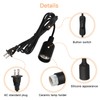 Zevnico 15ft Pendant Light Cord Socket, E26 Hanging Lamp Socket