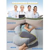 INSEN Cooling Pregnancy Pillow, Maternity Pillow with Soft Tencel Cover,C