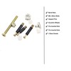 binifiMux 90pcs Crib Screws Furniture Cam Lock Connecting Screws Nuts