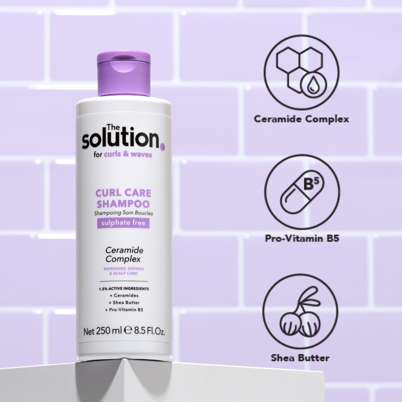 The Solution Curl Care Shampoo 250ml