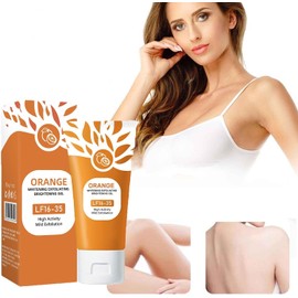 2PCS Gel exfoliante corporal Orange LF16-35, exfoliante corporal, limpieza profunda, hidratante y facial