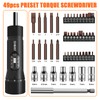 coobeast 49 Pcs Torque Screwdriver 10-70 Inch Pound Torque Screwdriver