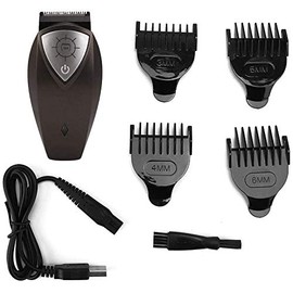 Easy Hair Clipper Hair Clippers, Electric Hair Clipper Waterproof Hair Trimmer Tool Haircut Clippers Hair Clipper Set Hair Cutting Set Hair Cutting Machine for Adult Children Gray (Color : White)