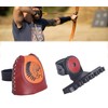 FUNTRESS 4/6 Arrows Quiver Quick Release Leather Archery Slide-On Quiver