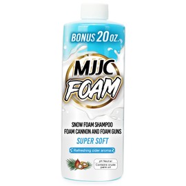 MJJC Foam (20 fl oz) Ultimate Snow Foam Car Wash Soap Specialized Car Shampoo for Foam Cannon and Pressure Washer, Safe for Cars (pH Neutral, 10x Concentrated) (Refreshing cider aroma)