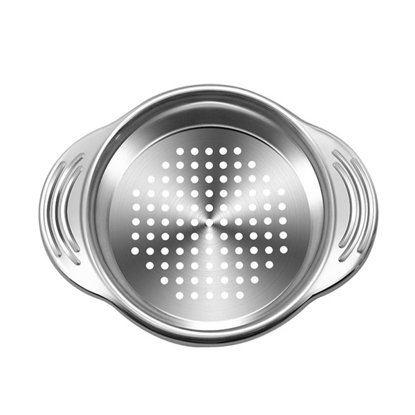 Can Strainer, Stainless Steel Food Can Drainer, Multifunctional Sieve Tuna Press Can Strainer Kitchen Tools Colander, Mess Free Dishwasher Safe Sieve Remover Can Strainer for Most Food Tins