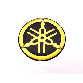 Yamaha Tuning Fork Emblem Sticker, Gold, Genuine Product, 1.8 inches (45 mm)