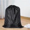 Extra Large Drawstring Bag Black, 94CM x 120CM Tear-Proof Portable