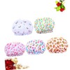 TOVINANNA Hair Protective Caps Pcs Plastic Bath Caps Shower Hats