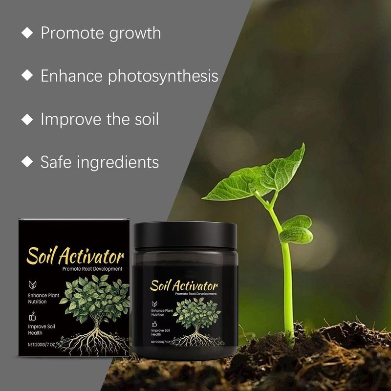 Soil Activators, Organic Soil Activator & Plant Fertilizer, Supports Root