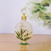 Yetaha Exquisite Maple Leaf Decorative Glass Bottles, Crystal Refillable Perfume