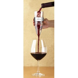 Zazzol Wine Aerator Decanter - Multi Stage Design with Gift Box - Recommended by Business Insider Luxury Aluminum Ring