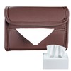 Car Napkin Holder - PU Leather Car Visor Tissue Dispenser