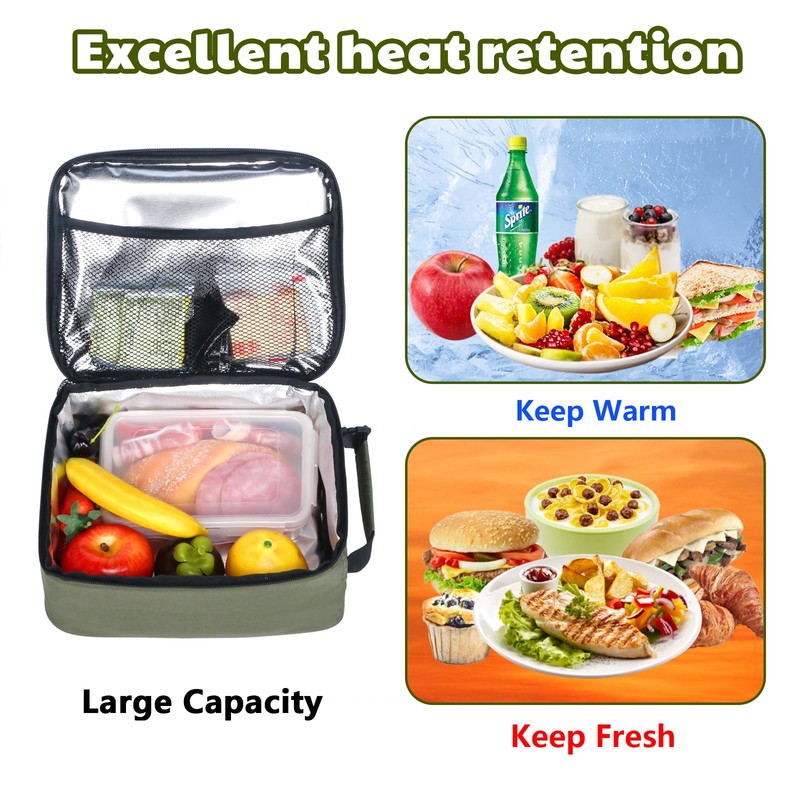 Hap Tim Insulated Lunch Bag Women, Reusable Lunch Box for