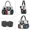 Danssily Purses and Handbags For Women Fashion Plaid Pattern Crossbody