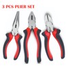 True Face Pliers Set 3 Pcs Side Cutter Sets Long