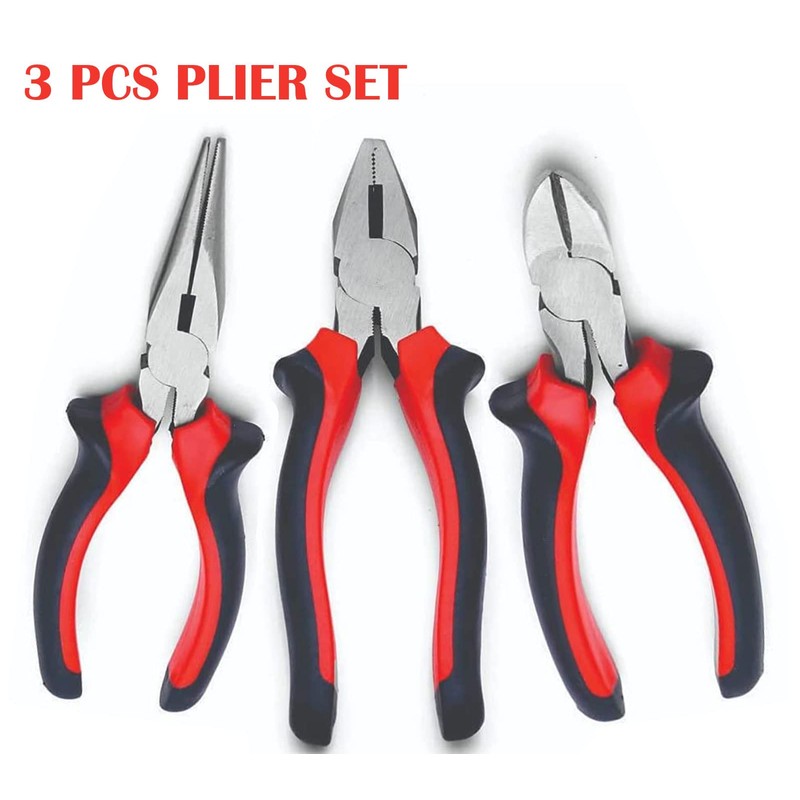 True Face Pliers Set 3 Pcs Side Cutter Sets Long