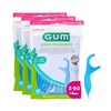 GUM Easy-FLOSSERS | Single-use Flossing Picks | Remove Plaque from