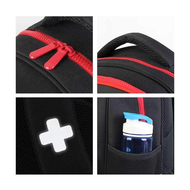 AnySmic Video Game School Backpack for Boys 6-12 with Leather