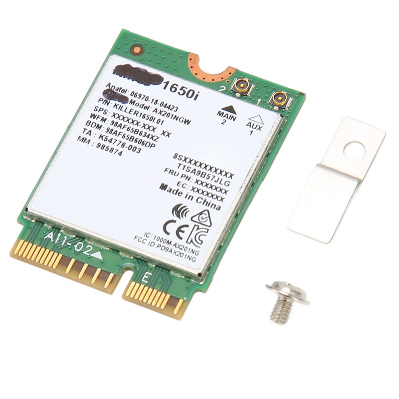 AX201NGW WiFi 6 Card for Win10 CNVIo2 Interface Dual Band
