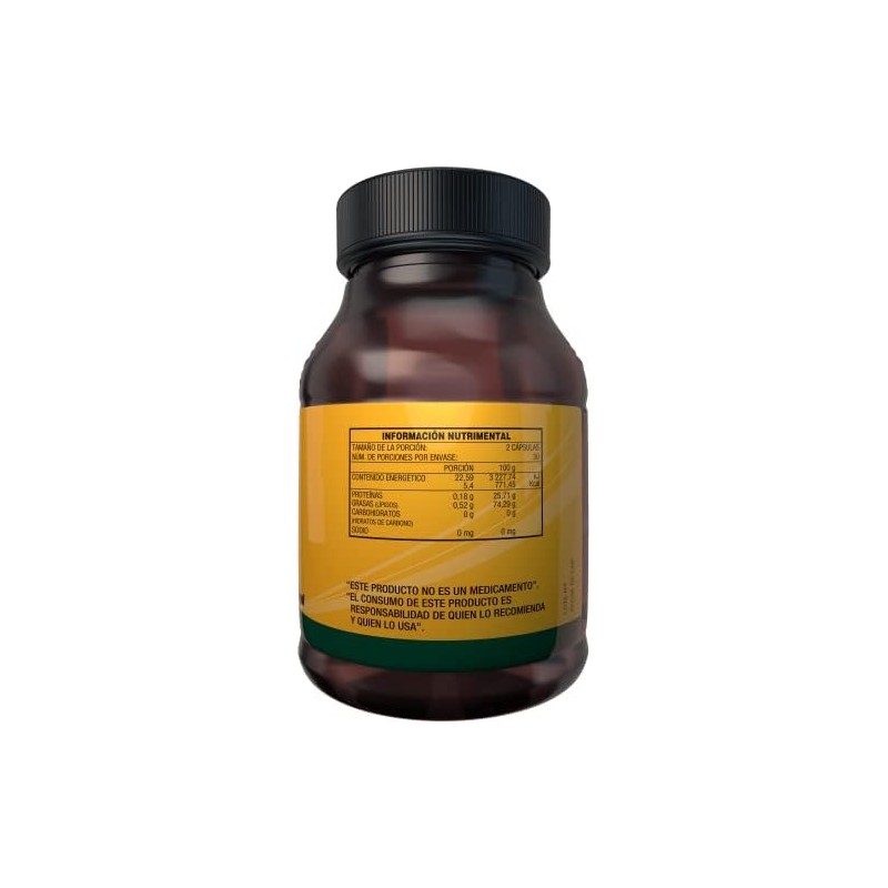 Essential Nutrition Aceite de Linaza 60 Cápsulas 350 mg