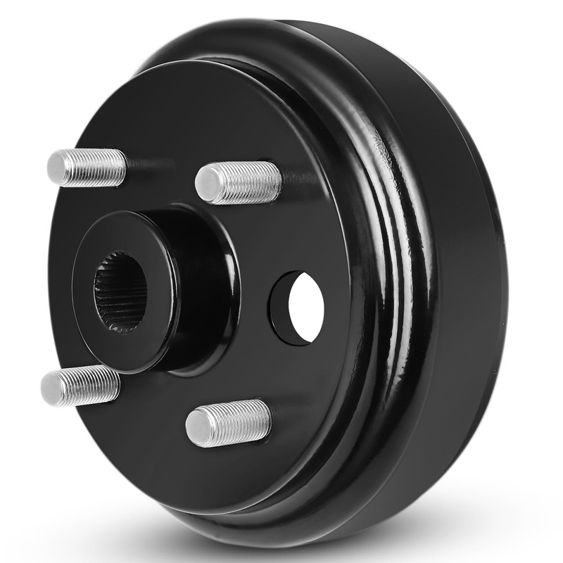 2 Pack Golf Cart Brake Drum Hub Assembly with 30